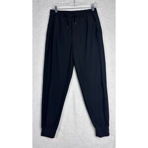 Sleektech Jogger Pants Women's Small‎ Black Go-Dry Never Not Hustling Athletic